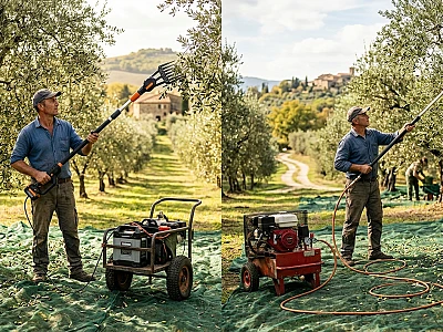 Abbacchiatore elettrico o pneumatico? La guida definitiva per scegliere [2026]