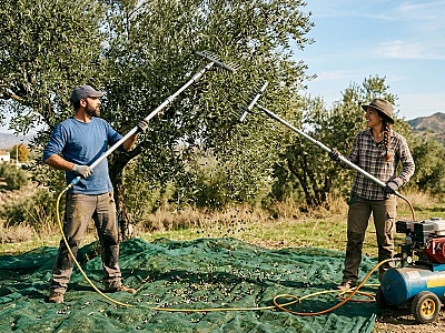 Kit raccolta olive per 2 operatori: cosa deve contenere e quanto costa davvero