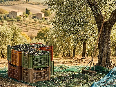 Quanti kg di olive si raccolgono in un'ora? Rese reali a mano, con abbacchiatore e in kit