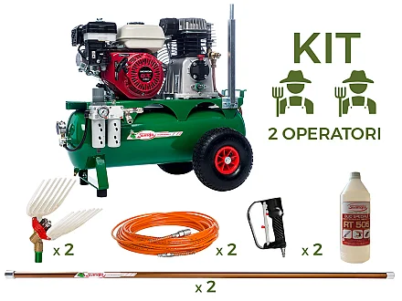 Sbaraglia Kit 2 operatori Krisone 580 Motore Honda